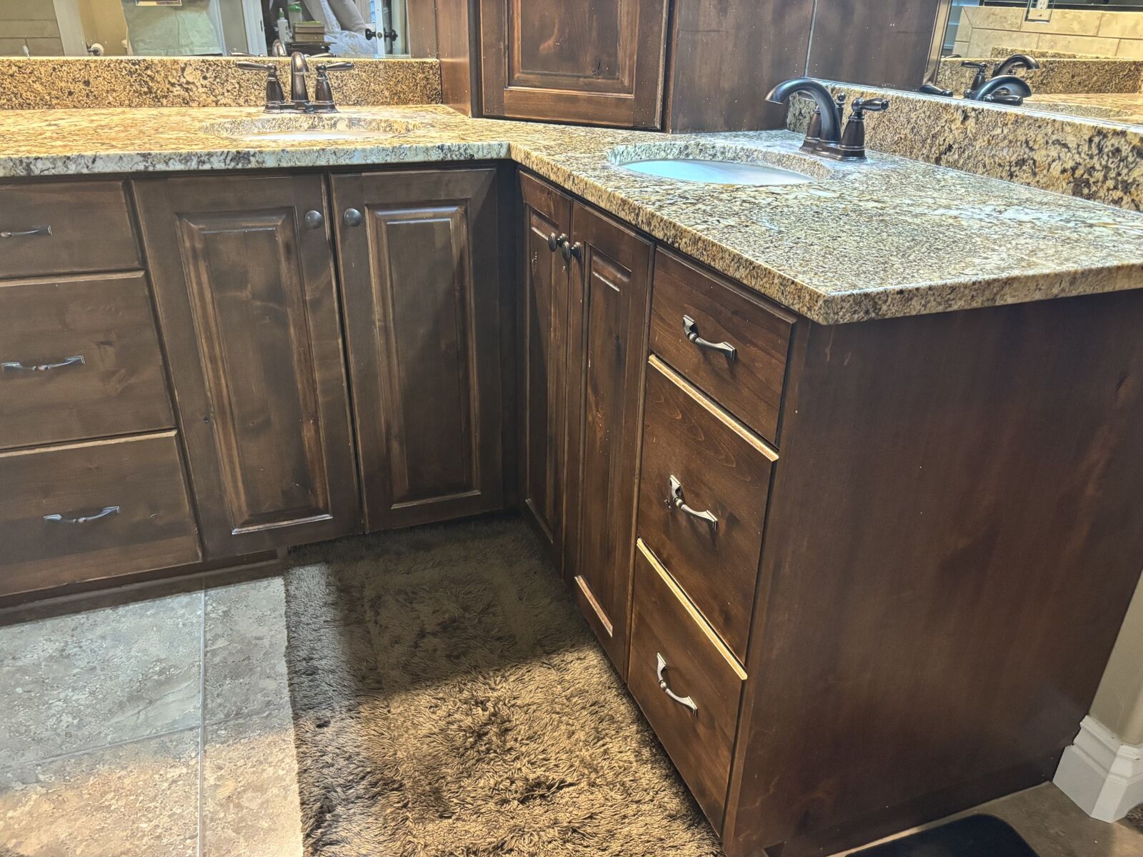 MASTER BATHROOM CABINETS