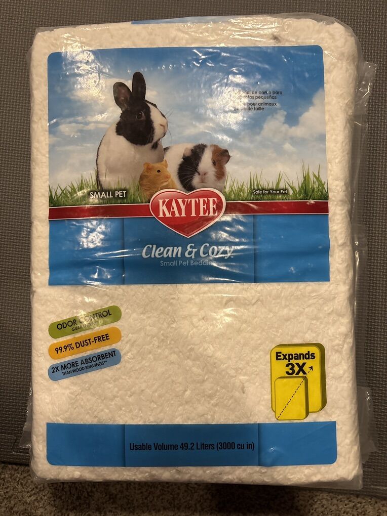 Katee Clean & Cozy Small Pet Bedding