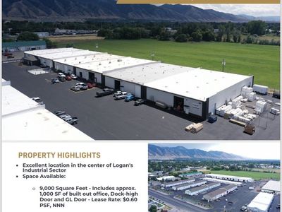 Logan Industrial Space with Loading Dock - Cache Pines