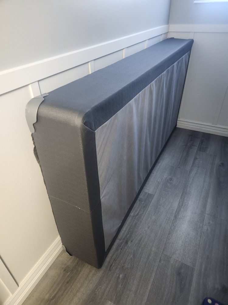 Unbranded Gray Box Spring - Twin Size, Good Condition