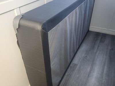 Unbranded Gray Box Spring - Twin Size, Good Condition