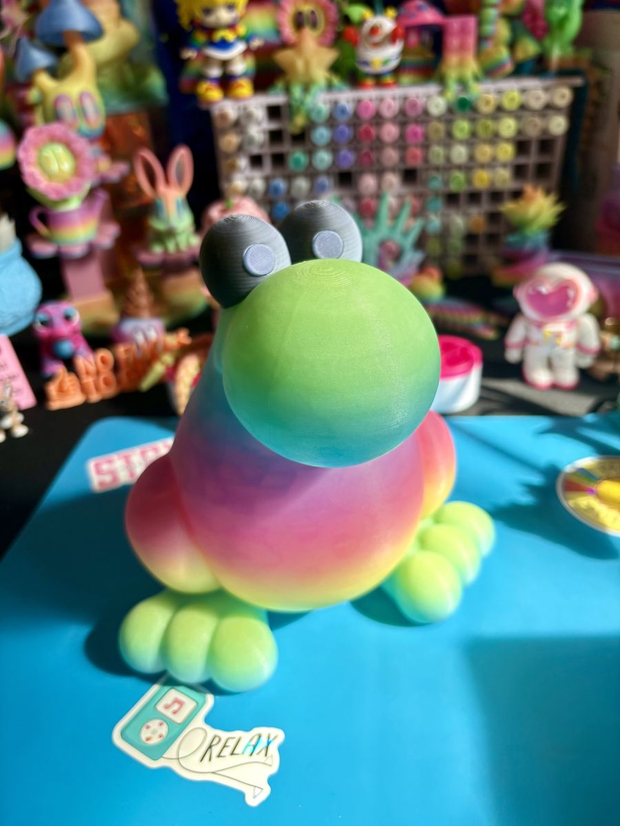 3D Printed Print Rainbow Glow In The Dark Giant Candy NERDS NERD Fidget Fidgets Toy Toys Articulating Figure