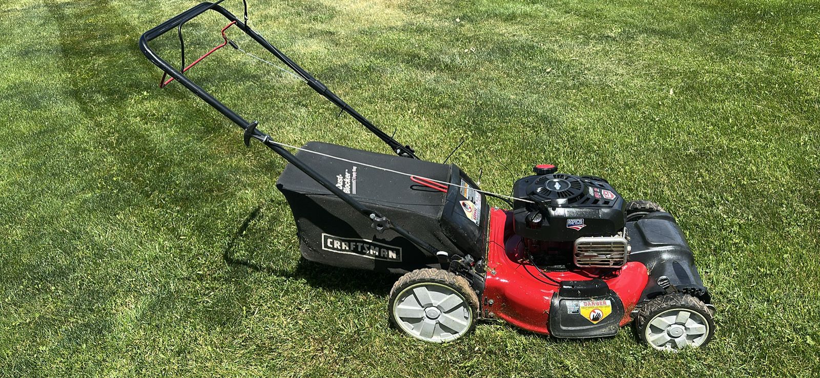 Craftsman walk behind lawnmower