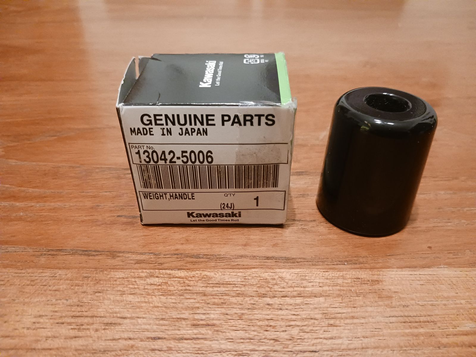 OEM KAWASAKI BAR END/WEIGHT PART NUMBER 13042-5006