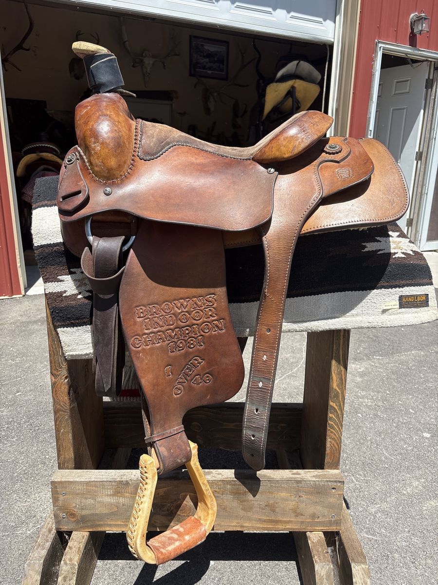 15 inch roping saddle