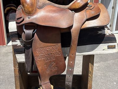 15 inch roping saddle
