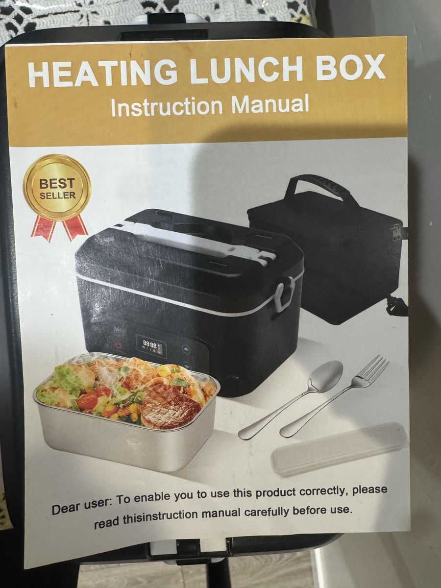 Electric Heating Lunch Box Portable Food Warmer
