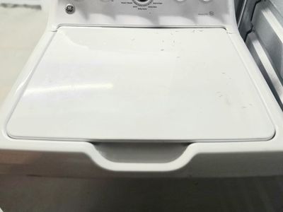 GE White Top Load Washer and Electric Dryer Set