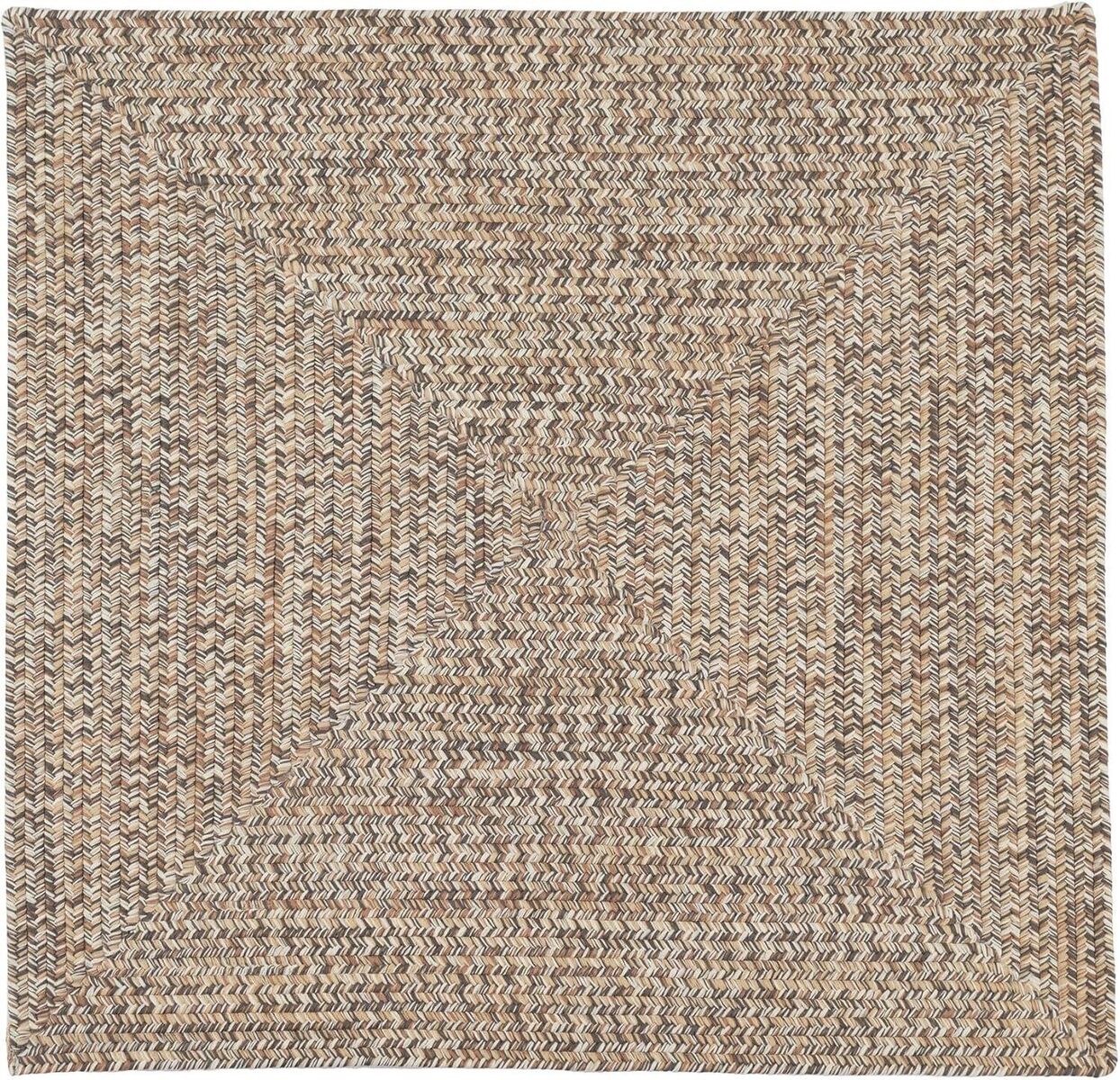 Colonial Mills Siena Multi Braided Rug - Storm Gray 6' Square