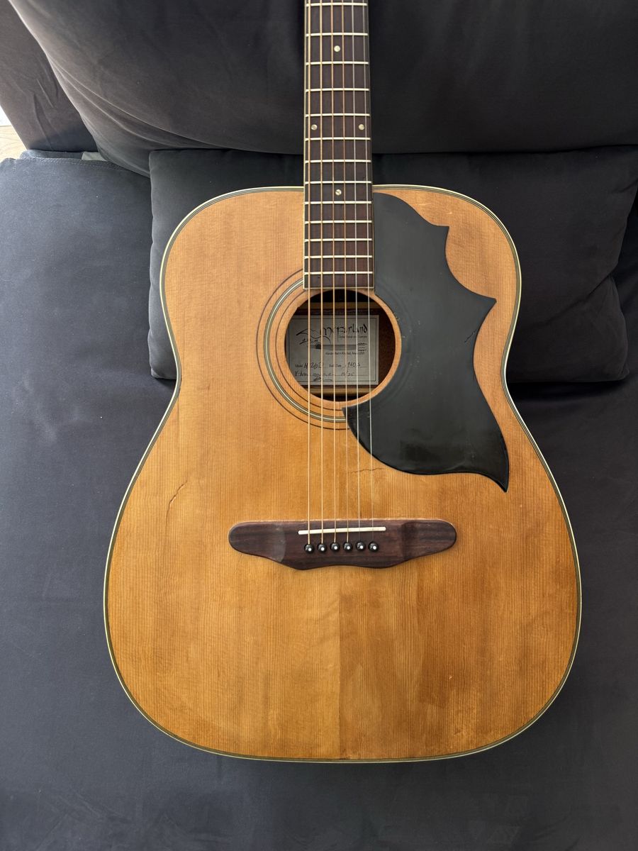 Harmony Sovereign H1260 - 1960s Vintage Acoustic Guitar - Restoration w/ X Bracing