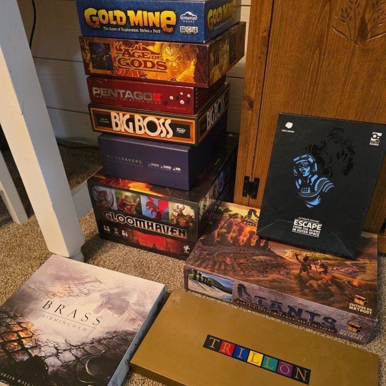 Gloomhaven + Brass Birmingham Game Bundle
