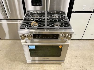 DACOR PRO STYLE 30 INCH DUAL FUEL STAINLESS STEEL RANGE