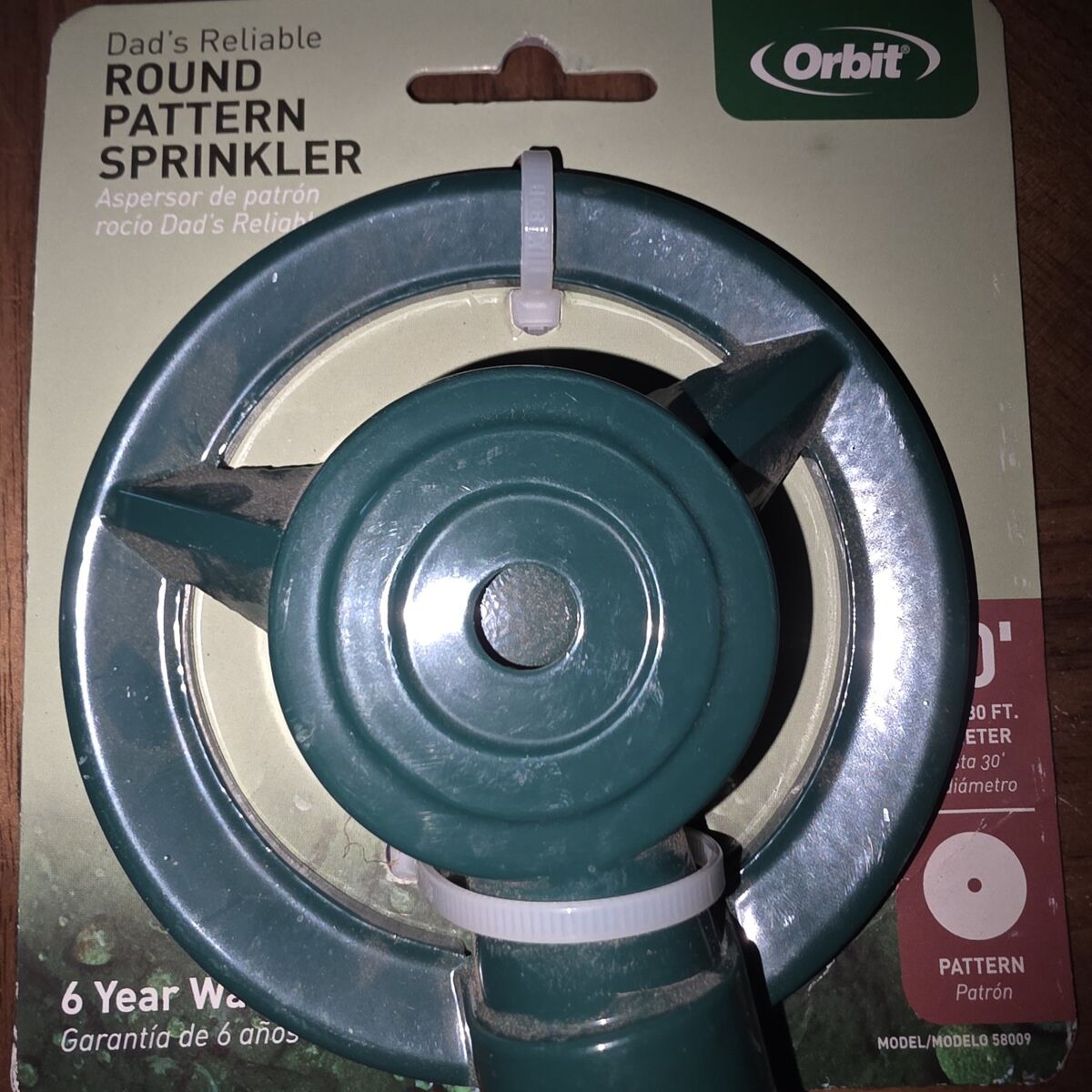 Orbit Round Pattern Sprinkler