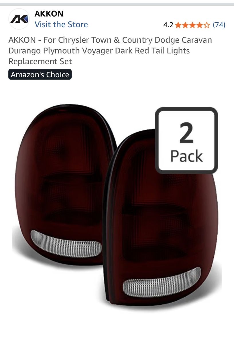 Durango tail lights