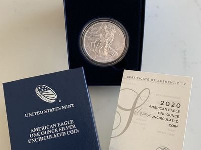 2020 1 oz American Eagle in box with COA.