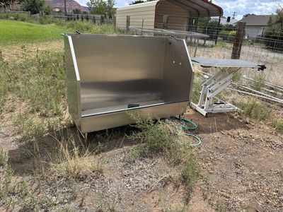 Stainless Steel Dog Grooming Tub and grooming table