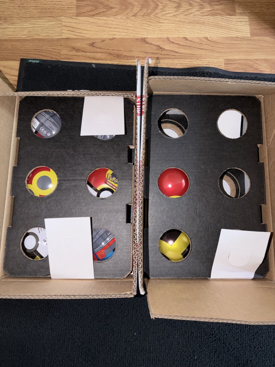 Pokémon Trading Card Game TCG Pokeball Series Tin Factory Sealed Lot of 9