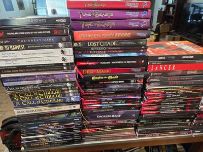 Massive TTRPG Collection for Sale – D&D, Call of Cthulhu, Cyberpunk, Pathfinder, Shadowrun & More!