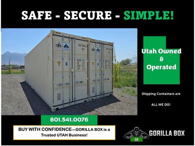 20' and 40' High Cube Shipping Containers. Great Office, Shed, Used and New One Trip Conex. Connex, Best Price!