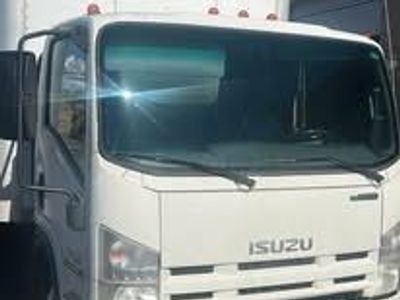 Isuzu npr box truck with lift gate