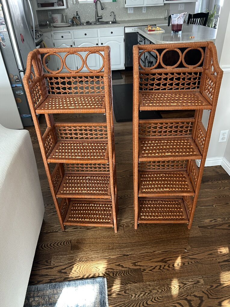 Wicker Shelves
