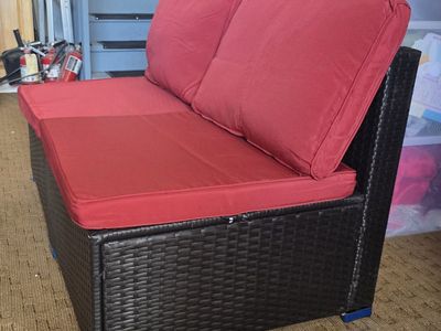 4 piece wicker outdoor patio set-
