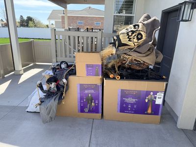 12 FT Lowes Halloween Animatronics Prop Lot