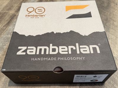 Zamberlan 2092 Mount.Trek GTX RR Hiking Boots - Men's USA 11 / EU 45.5 - Graphite/Orange, Gore-Tex