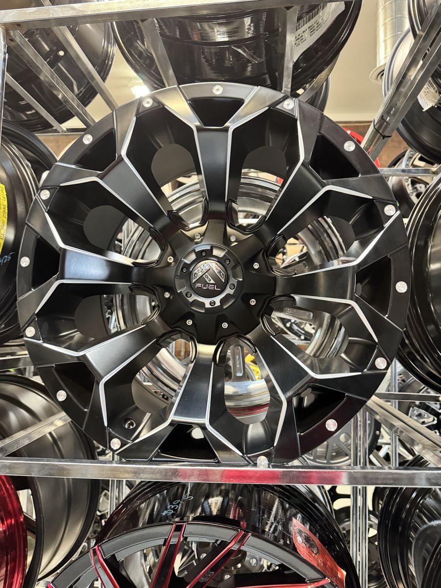 Fuel-Assault 20x10 Matte Black Milled Wheels brand new set of 4 wheels.