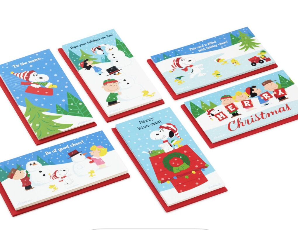 Peanuts Gang Assorted Money Holder Boxed Christmas