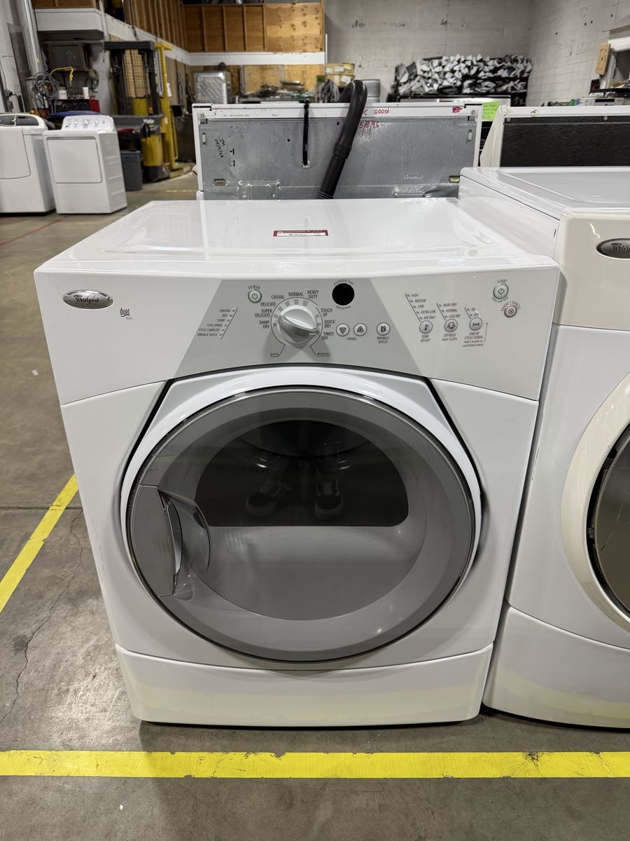 VERY RELIABLE WHIRLPOOL DUET GAS FRONT LOAD DRYER