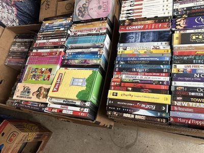 Lot of Around 300 DVD's Including Some Boxed Sets, Family, Kids, Adventure, Comedy, Horror and Others, See Pictures For Titles