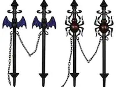 Dollar Tree Halloween Lawn Stakes, 21.5 in. Spider Bat 2 boxes available