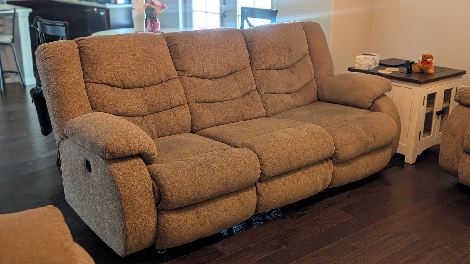 Living room sofa, loveseat, chair