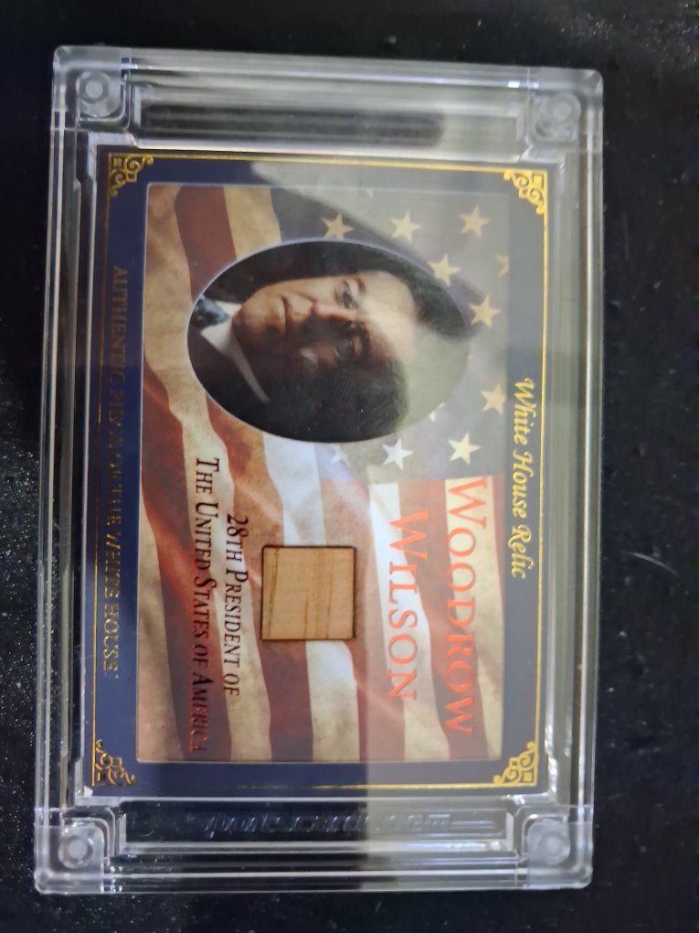 A Word From POTUS 2025 Edition Woodrow Wilson White House Relic Card #33/49