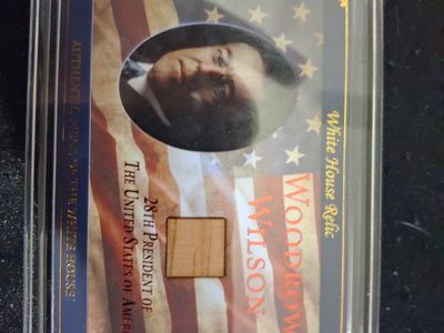 A Word From POTUS 2025 Edition Woodrow Wilson White House Relic Card #33/49