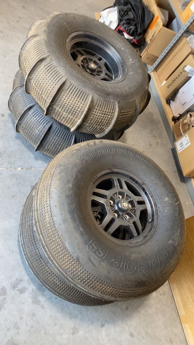 Tensor Sand Series Tires & Wheels - Paddle Tires Polaris pro r / turbo r
