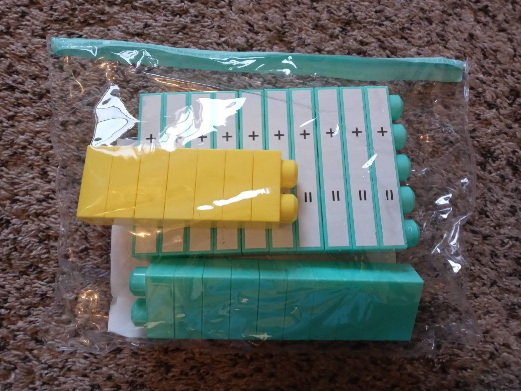 Mathlink Cubes Educational Toy - Math Manipulatives & STEM Learning Blocks (Full Set)