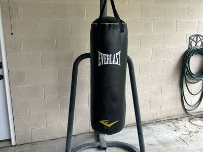 Everlast punching bag with stand