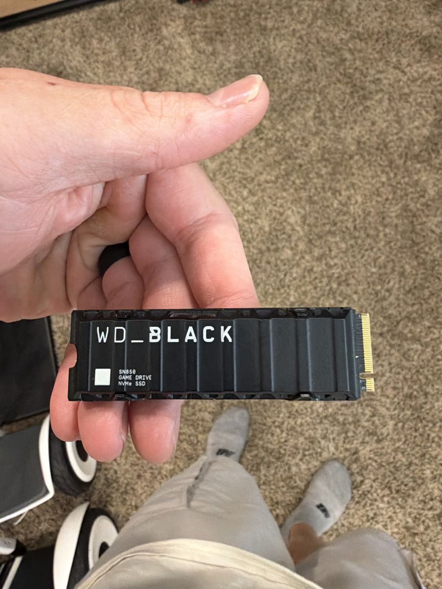 WD_BLACK SN850 NVMe SSD 1TB with Heatsink