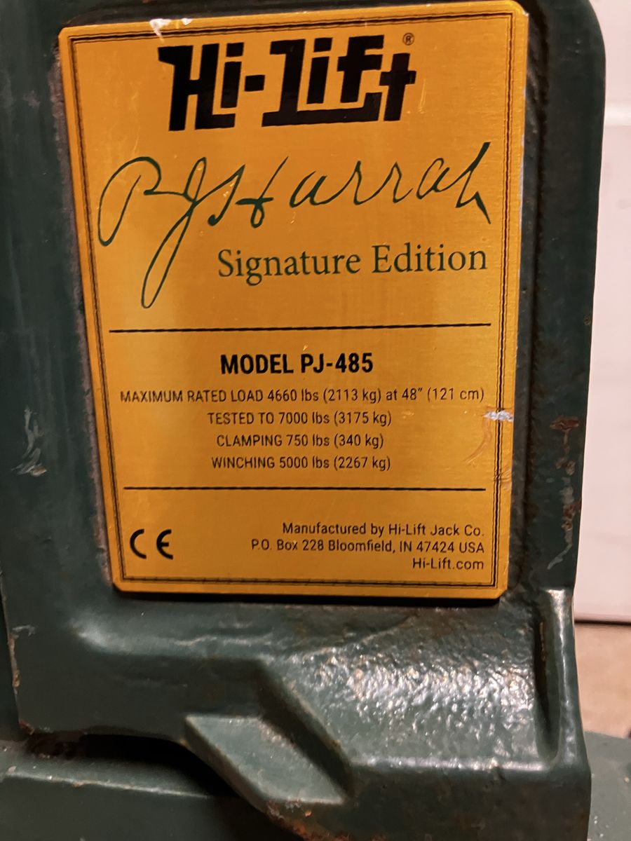Hi-Lift PJ-485 Signature Edition Farm Jack - 4660lb Load Capacity, 48 inch Lift