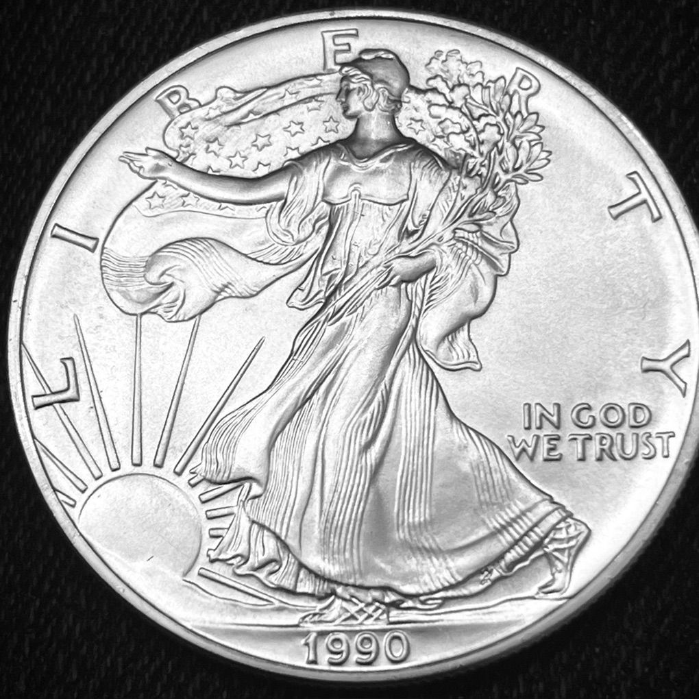 1990 American Silver Eagle / Walking LibertyDollar