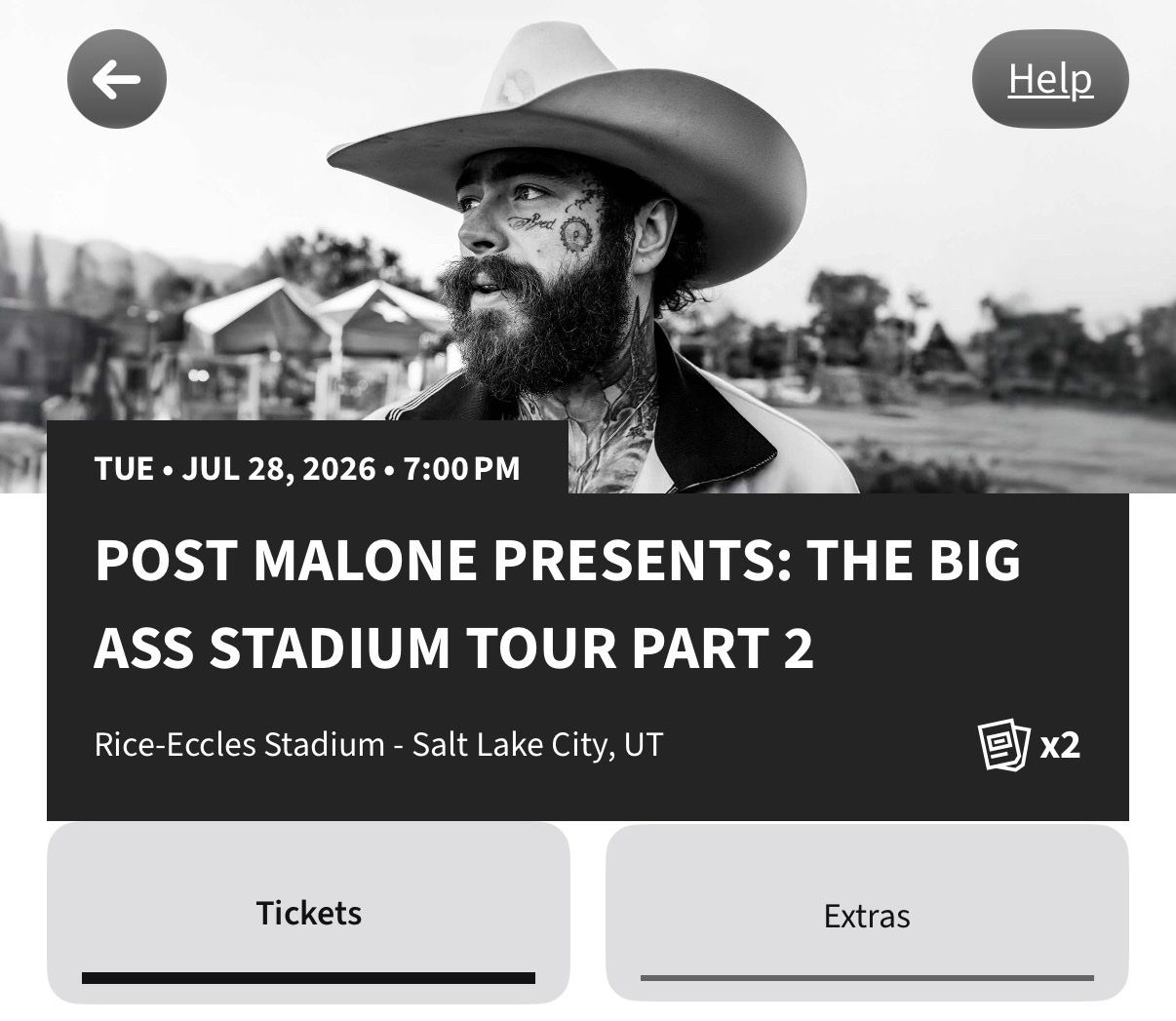 Post Malone: Big Ass Stadium Tour Pt. 2