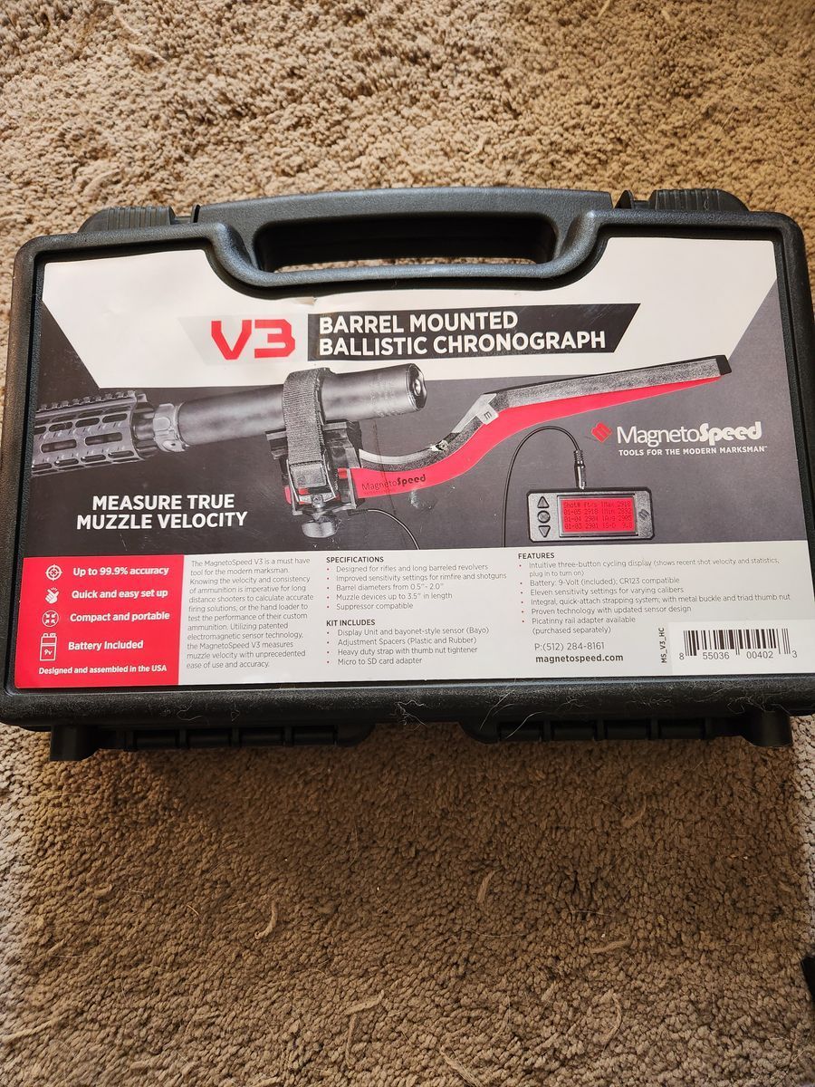 Magneto barrel mounted chronograph