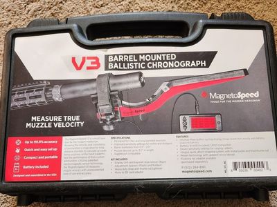 Magneto barrel mounted chronograph