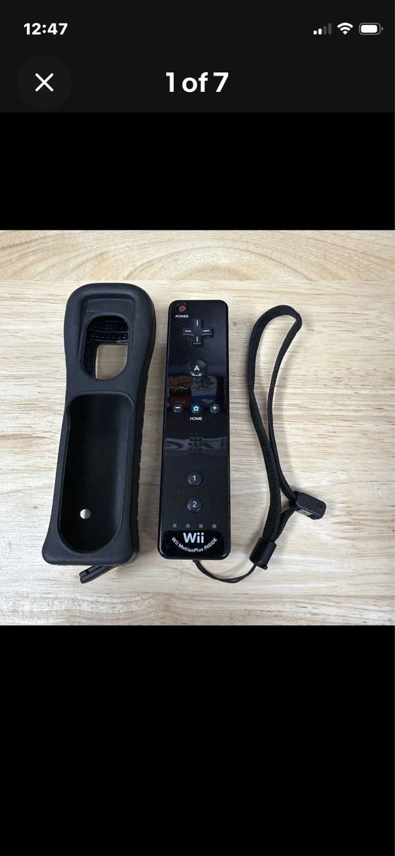 Nintendo Wii Motion Plus Remote Controller Black