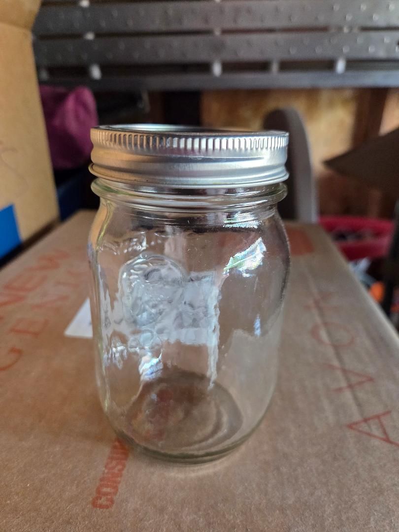 Regular mouth pint jars for sale
