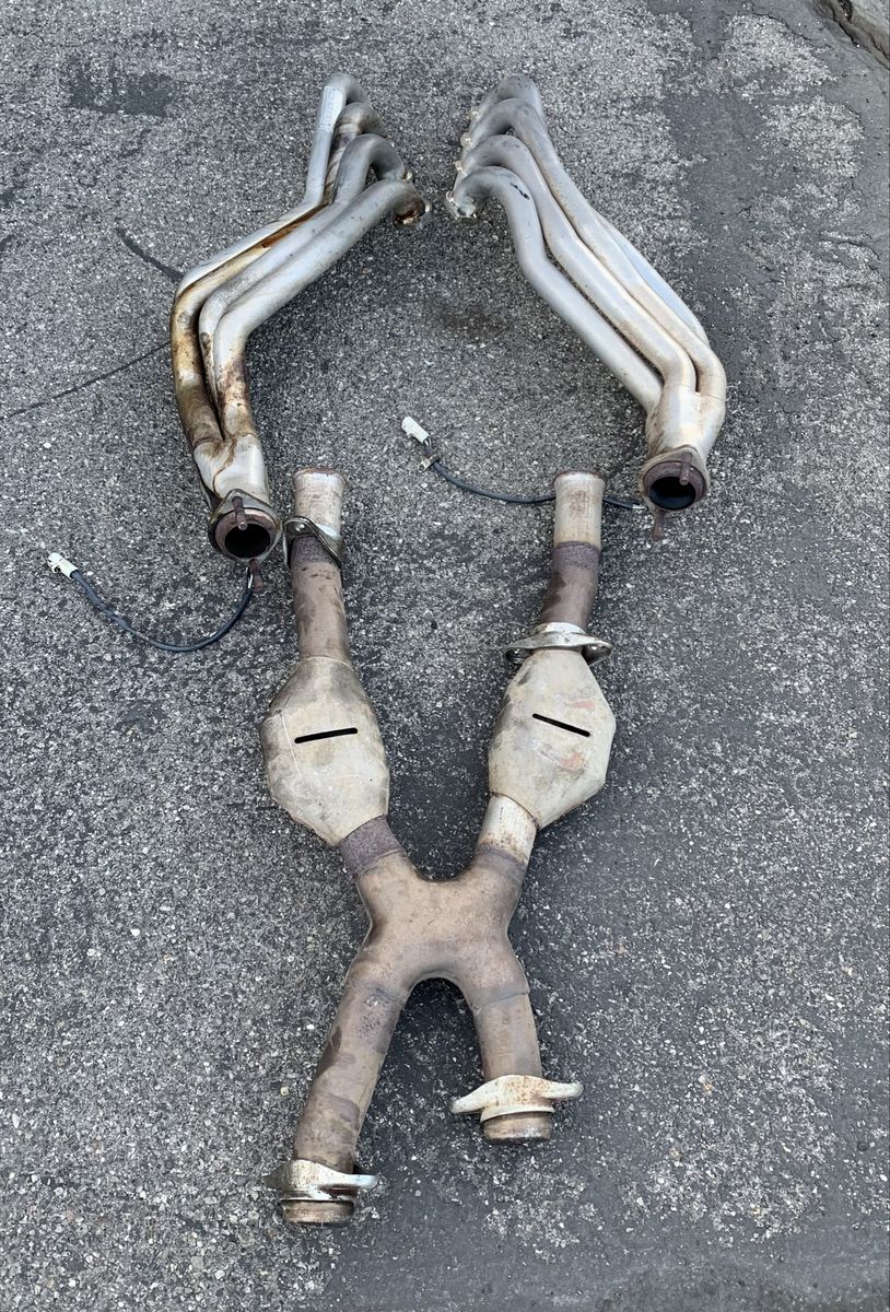 Ford Mustang BBK long tube 351w headers & X-pipe sn95 Foxbody 