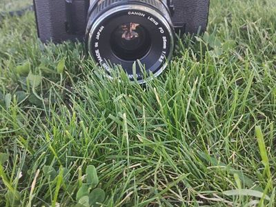 Canon AE-1 35mm lens camera