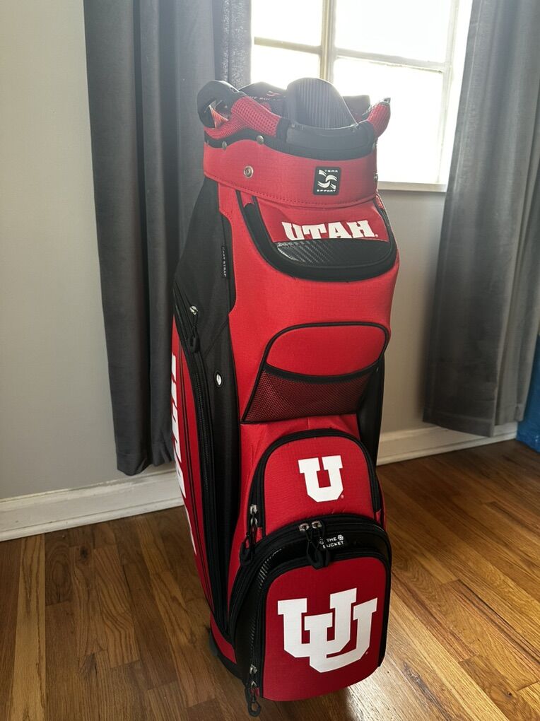 University of Utah golf bag